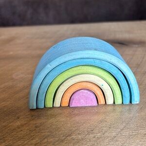 Grimm’s Mini Stacking Wooden Rainbow